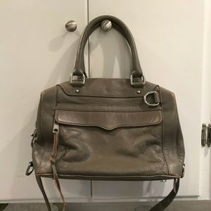 Rebecca Minkoff genuine Gray leather bag